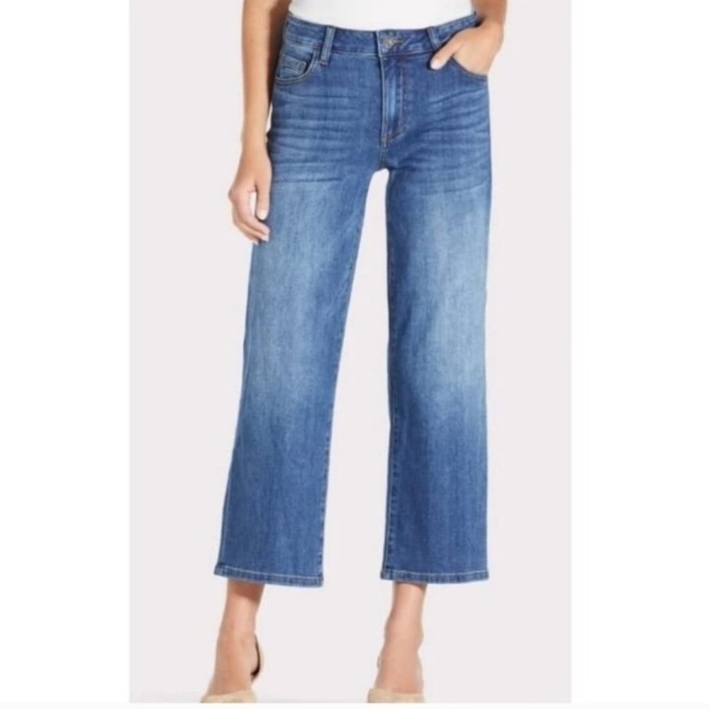Kut from the Kloth Classic Blue Cropped Jeans